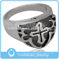 Spezialisieren Sie Edelstahl Feuerbestattung Ring Asche Urne Keepsake Heart Shaped Ring